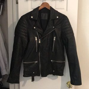 AllSaints Mishima Leather Biker Jacket